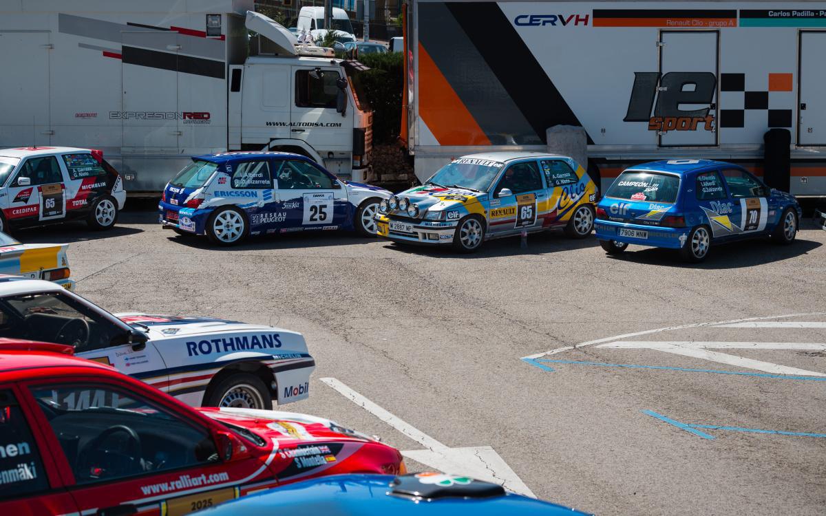 Parque cerrado Rallye Festival Hoznayo 2025 