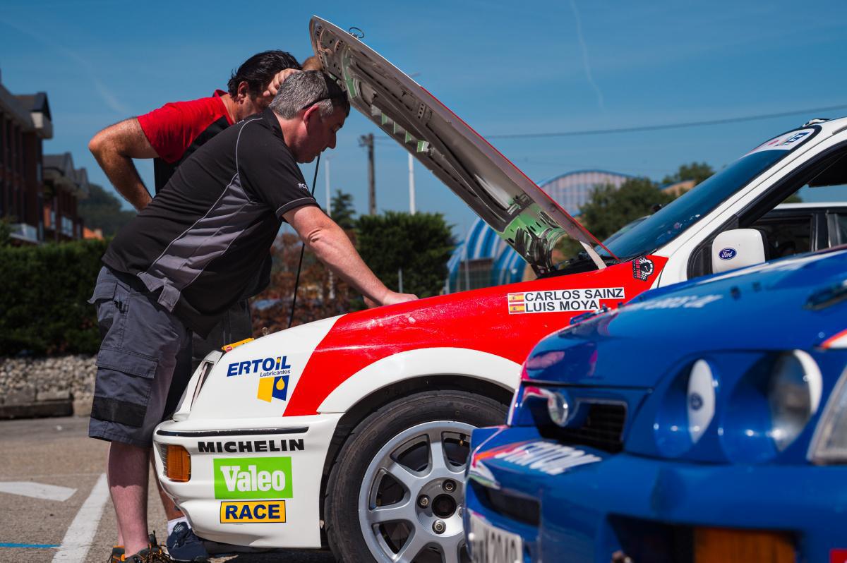 Parque cerrado Rallye Festival Hoznayo 2025 