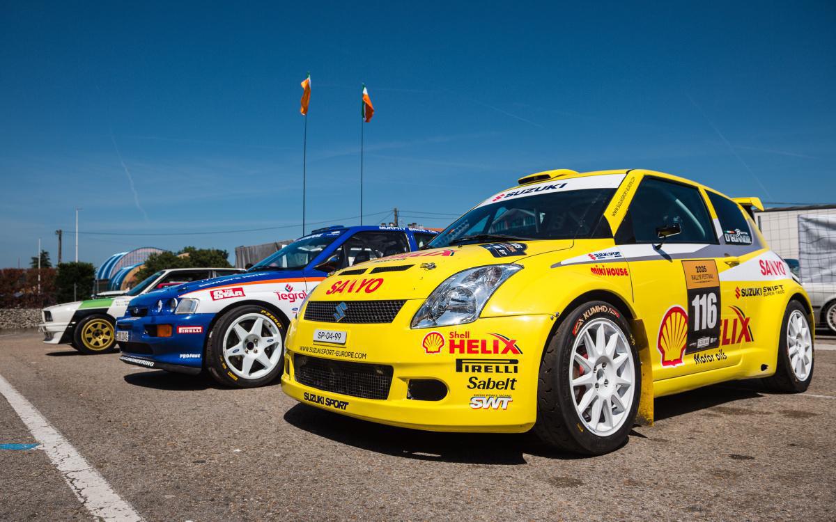 Parque cerrado Rallye Festival Hoznayo 2025 