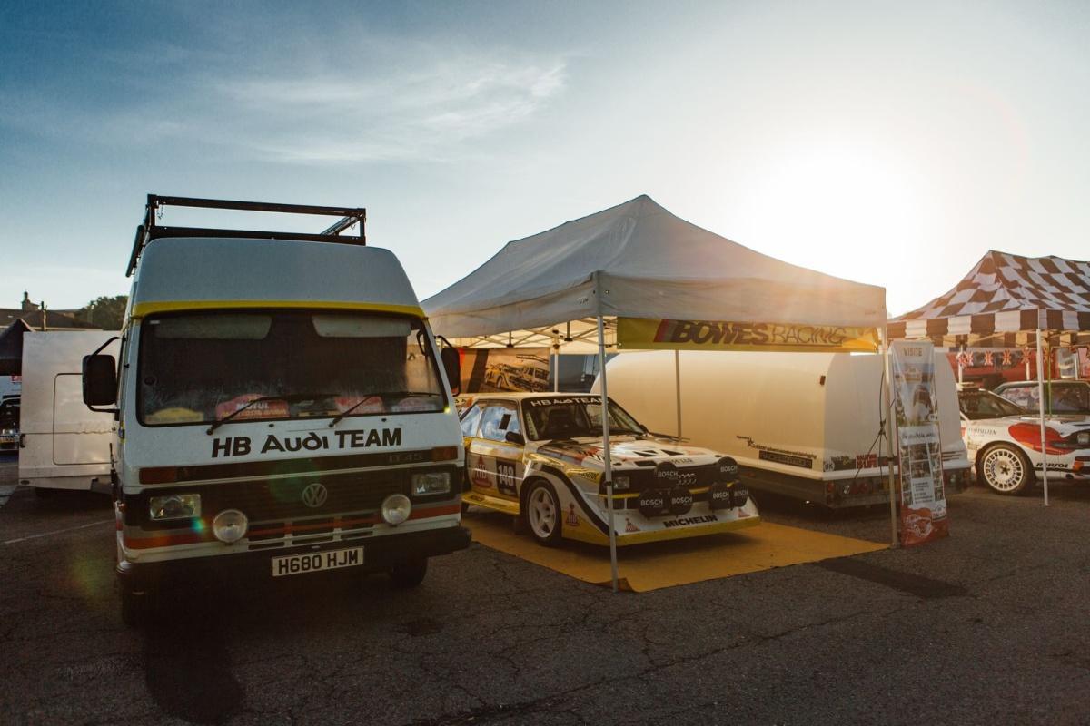 Parque cerrado Rallye Festival Hoznayo 2025 