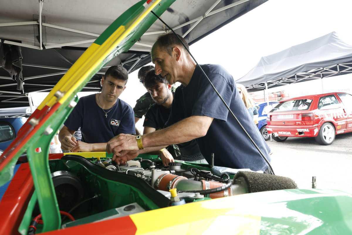 Parque cerrado Rallye Festival Hoznayo 2025 