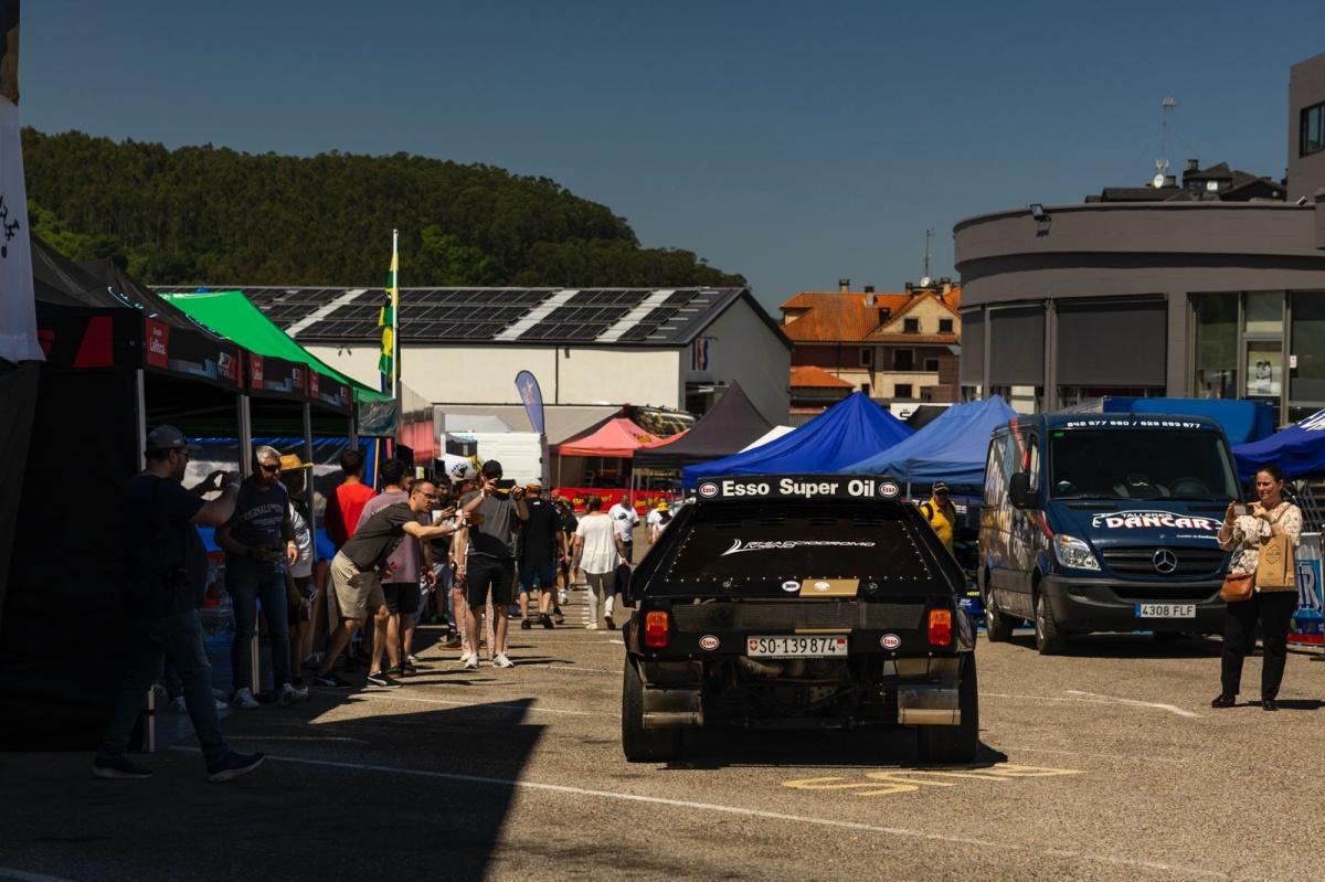 Parque cerrado Rallye Festival Hoznayo 2025 