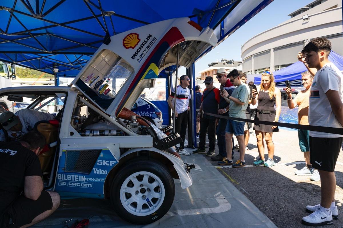 Parque cerrado Rallye Festival Hoznayo 2025 