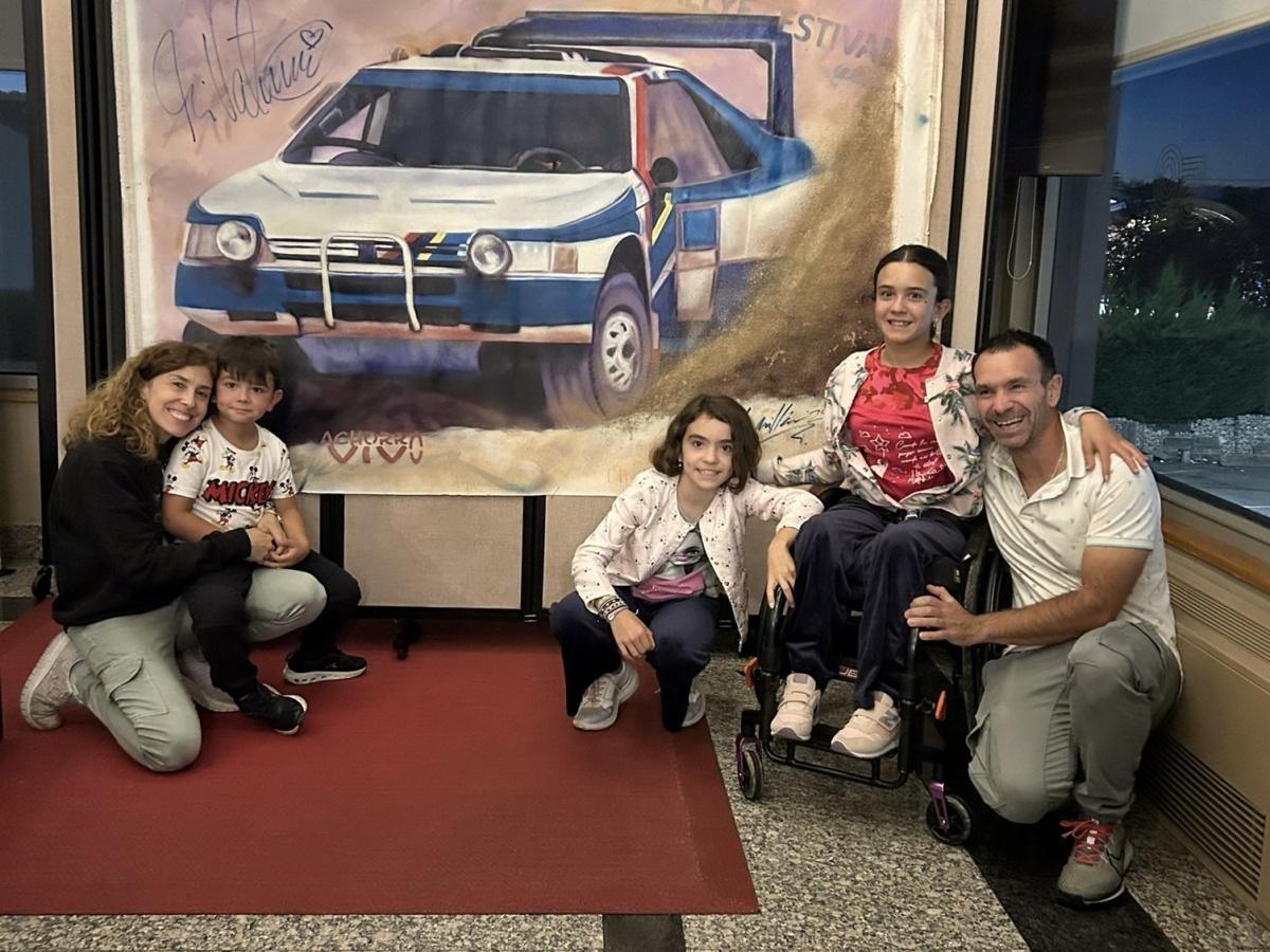 Entrega Cuadro Ari Vatanen “Arena, Motor y Leyenda"