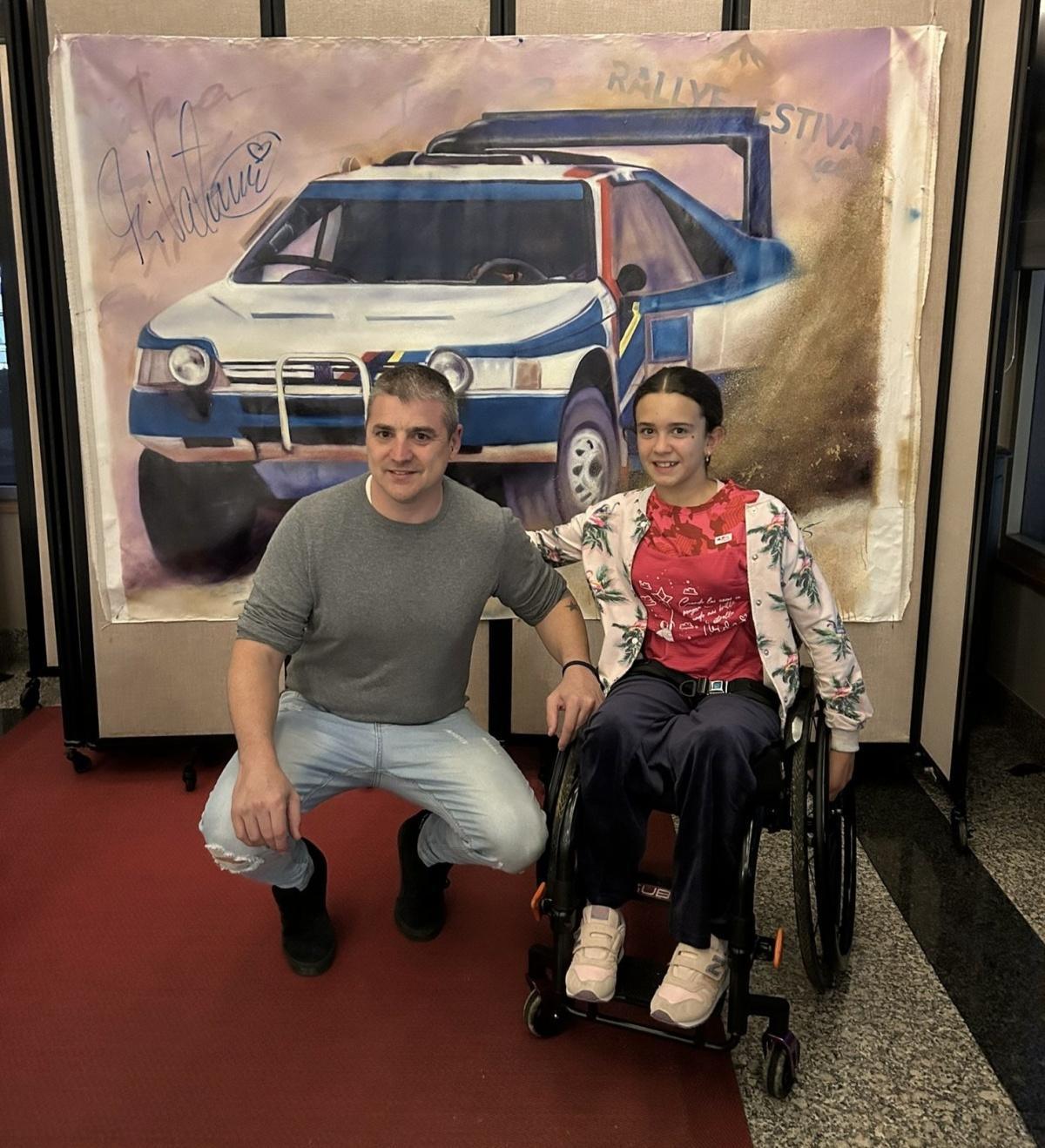 Entrega Cuadro Ari Vatanen “Arena, Motor y Leyenda"