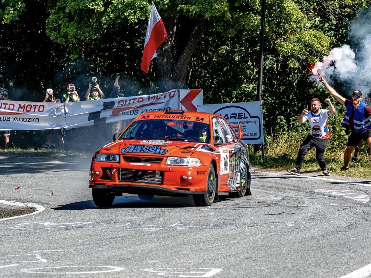El letón Kalvis Blums en Hoznayo 2026 con su Mitsubishi EVO VI El letón Kalvis Blums en Hoznayo 2026 con su Mitsubishi EVO VI