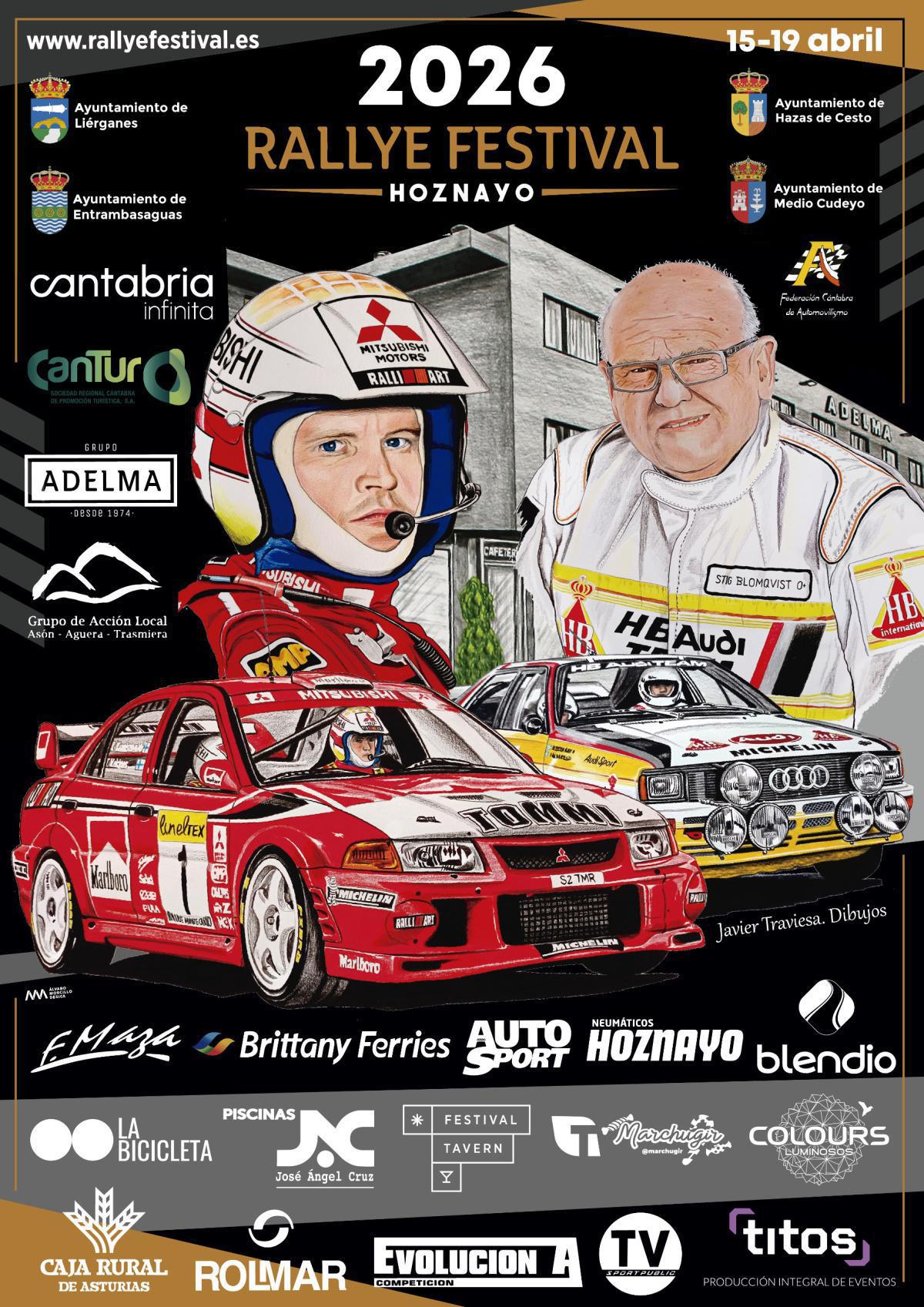 Cartel oficial Rallye Festival Hoznayo 2026 Cartel oficial Rallye Festival Hoznayo 2026