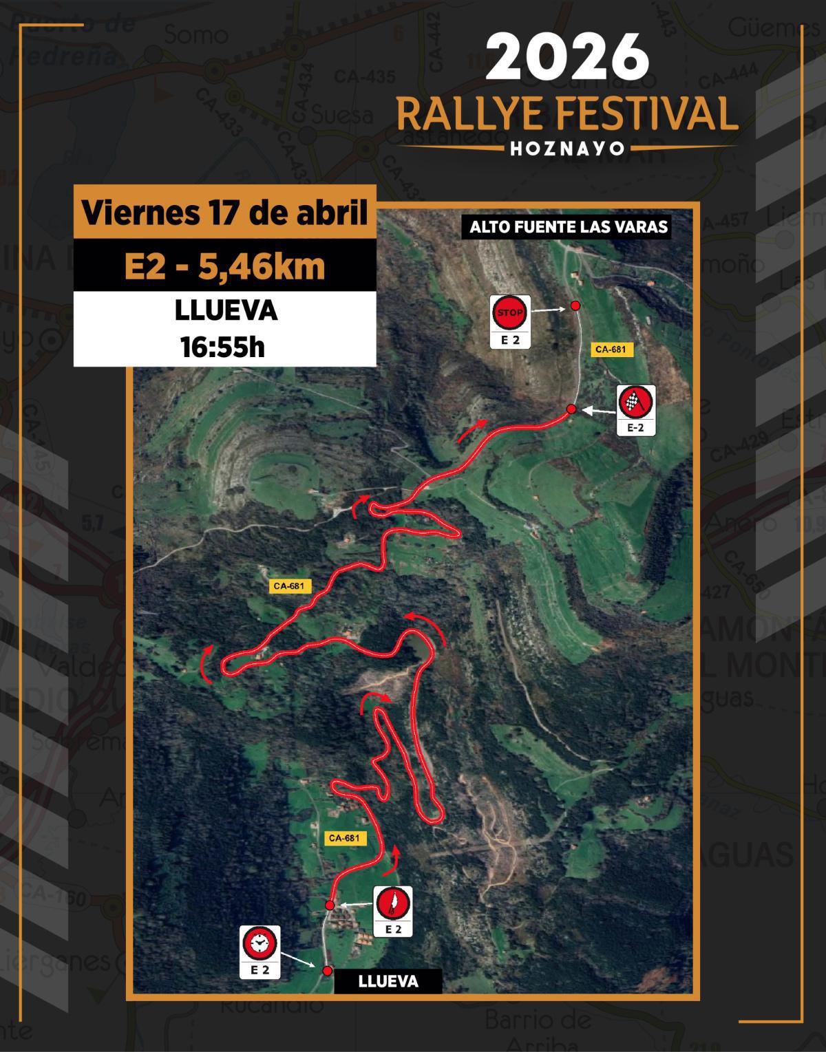 Disponibles los Tramos del Rallye Festival Hoznayo 2026