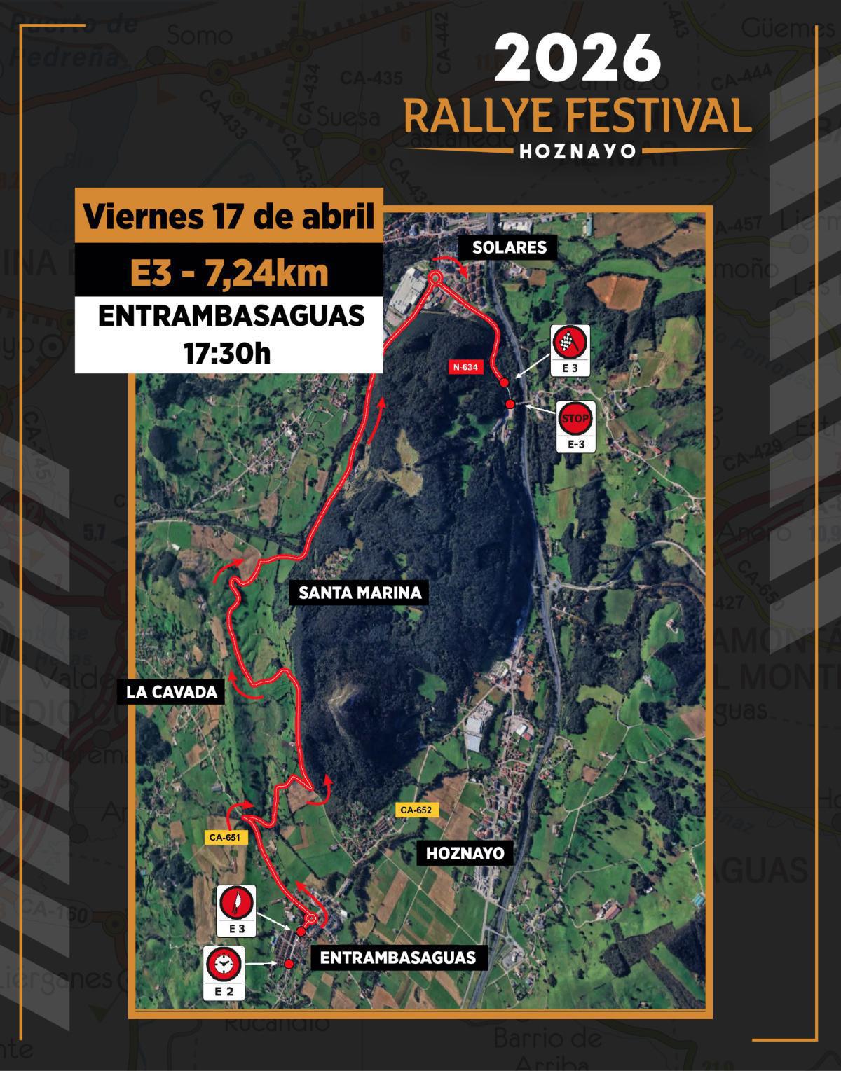 Disponibles los Tramos del Rallye Festival Hoznayo 2026
