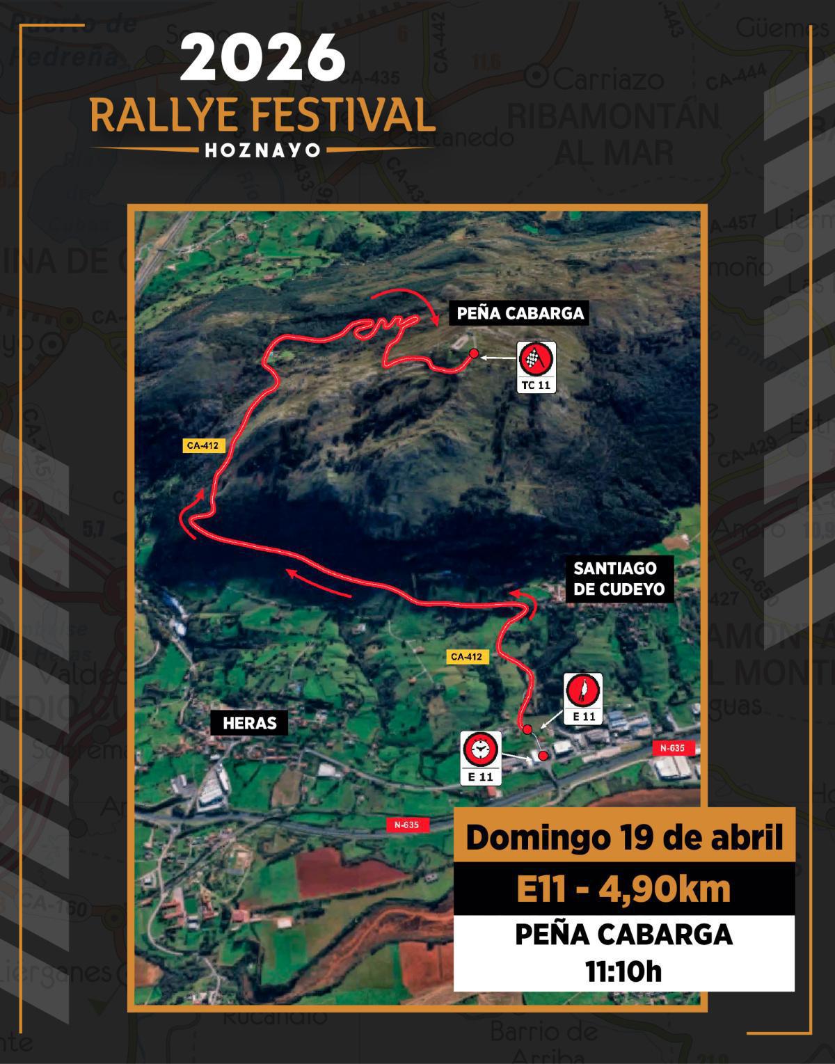 Disponibles los Tramos del Rallye Festival Hoznayo 2026