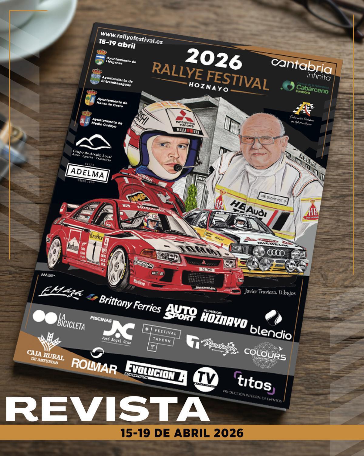 Ya está en la calle la revista oficial del Rallye Festival Hoznayo 2026