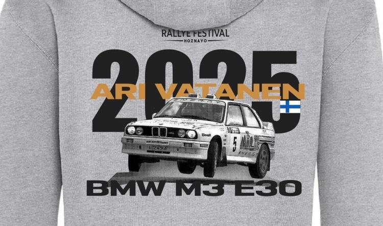 ¡Disponible Online y en el Hotel Adelma las sudaderas del Rallye Festival Hoznayo 2025!