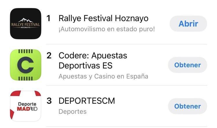 Llegamos al TOP 1 descargas a nivel mundial