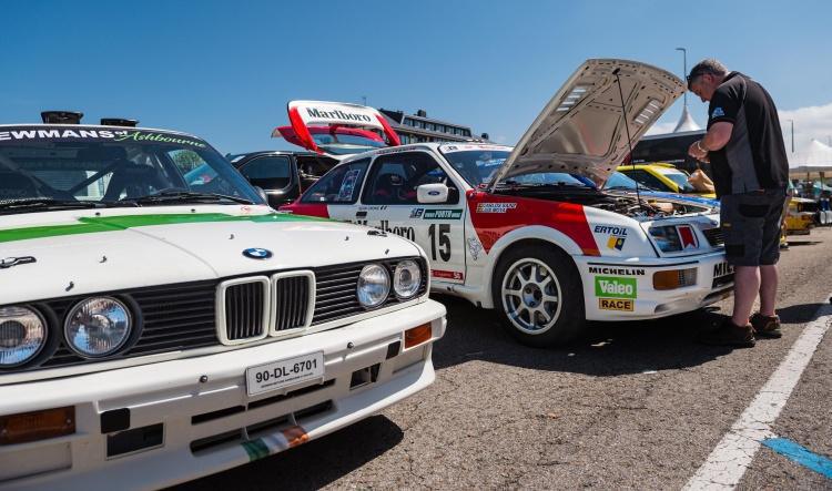 Parque cerrado Rallye Festival Hoznayo 2025 