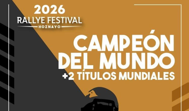 El Rallye Festival Hoznayo ya tiene su estrella invitada de este 2026