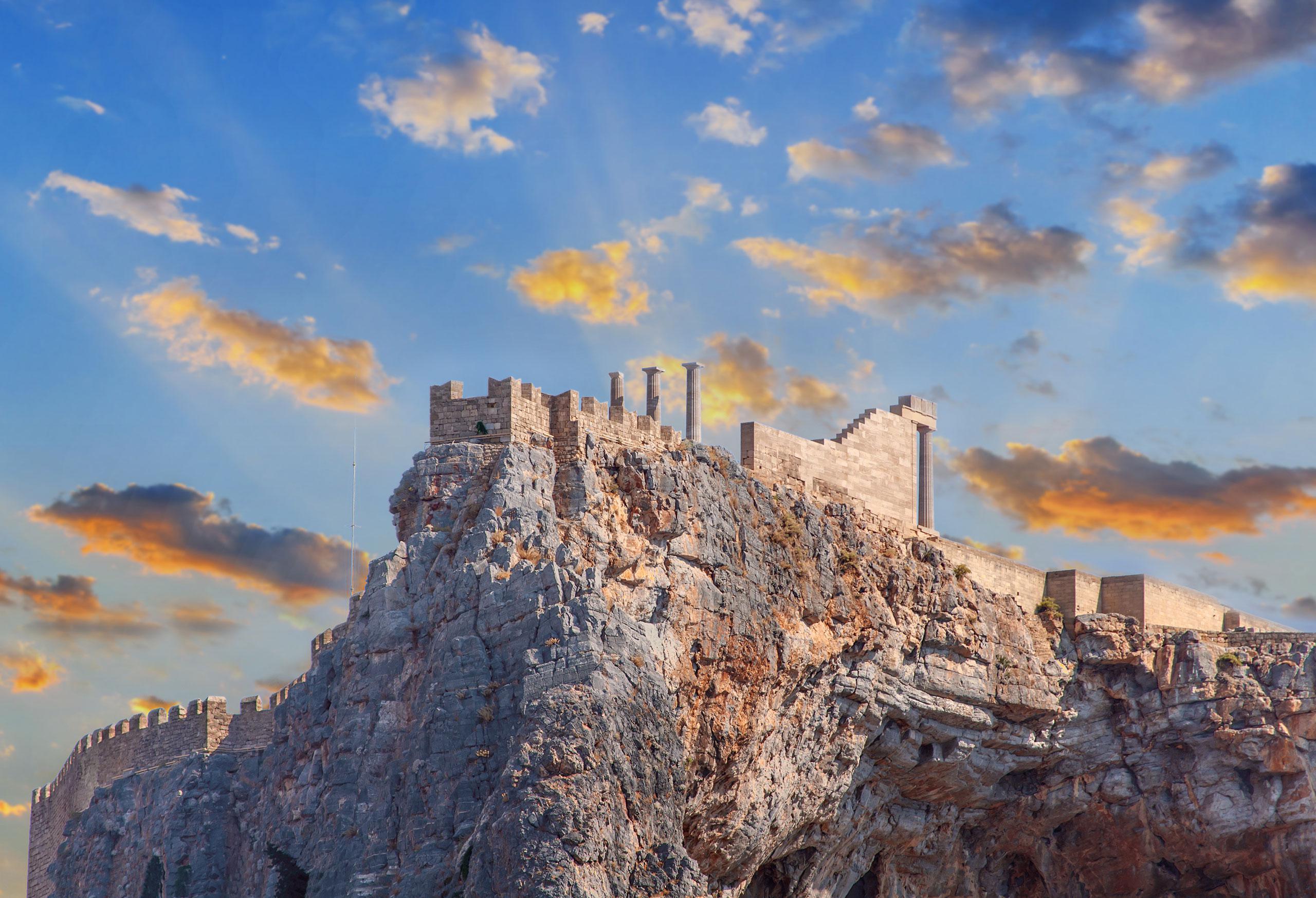Acropolis Of Lindos Acropolis Of Lindos