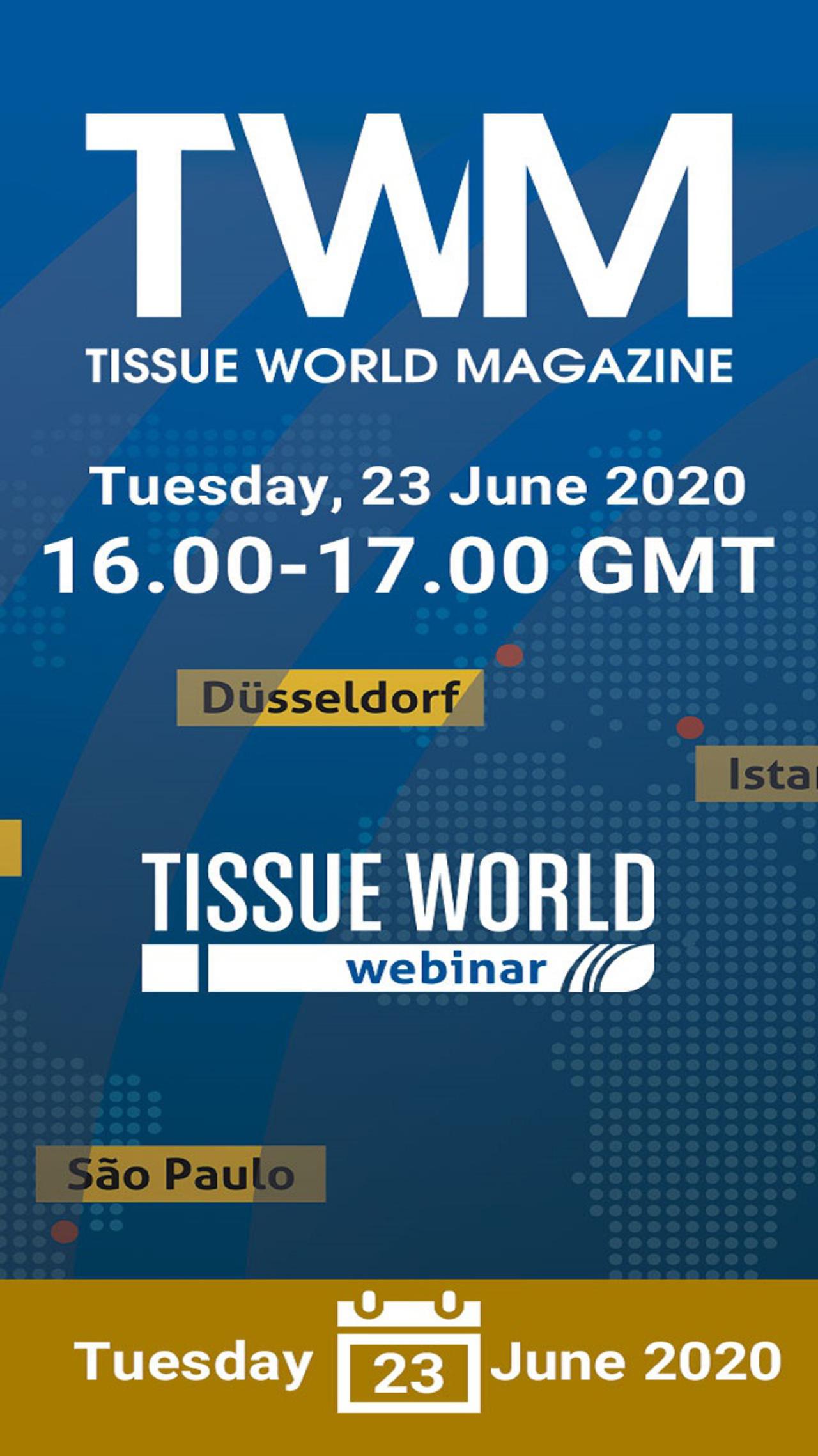 Join us for the first Tissue World Webinar on June 23rd