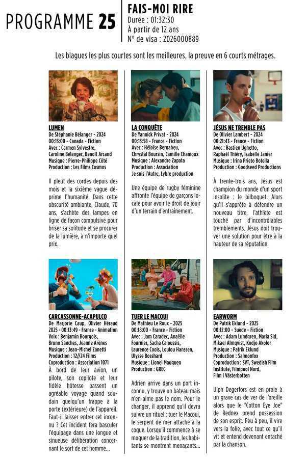 Fête du court métrage&nbsp;à Hauteville sur mer