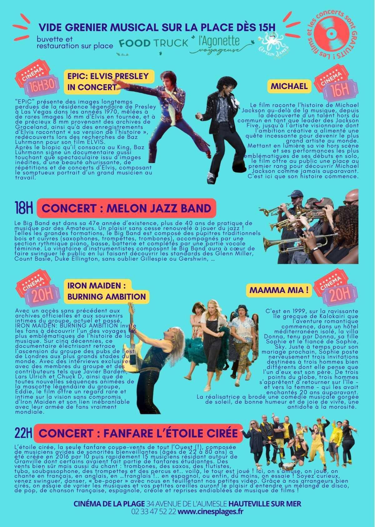 CinésPlages Music Festival à Hauteville sur mer