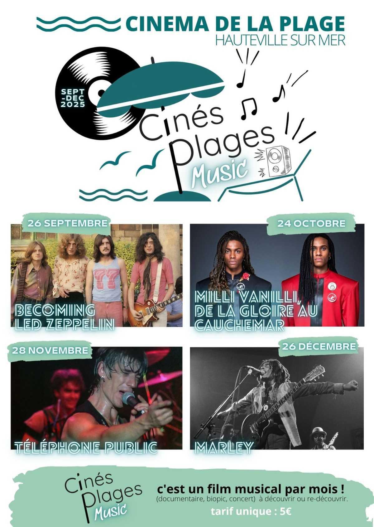 CinésPlages Music à Hauteville sur mer