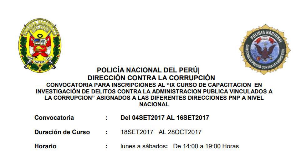 Curso de capacitación "Contra la corrupción"