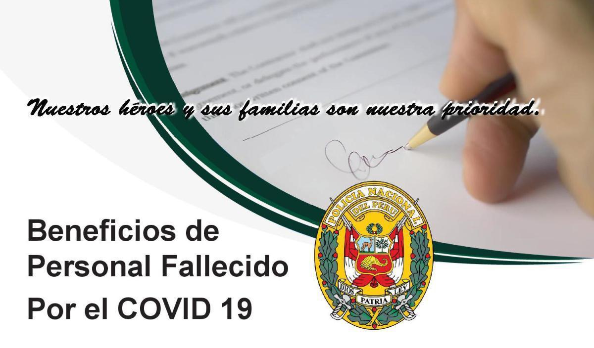 Beneficios de Personal Fallecido Por el COVID 19