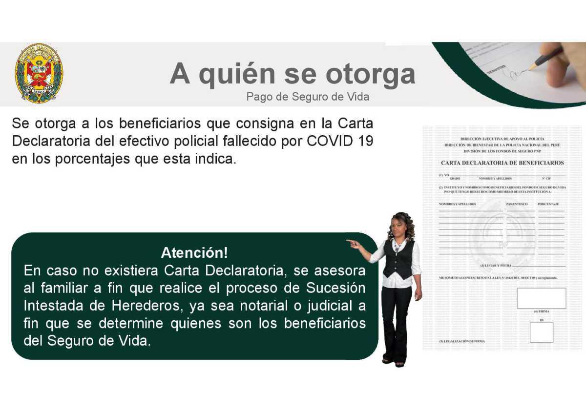 Beneficios de Personal Fallecido Por el COVID 19