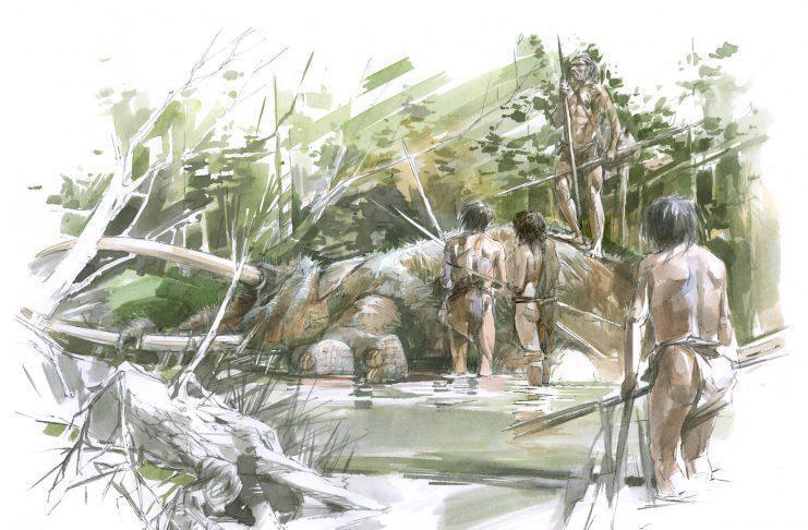 300,000-YEAR-OLD FLAKES INDICATE ANCIENT TOOL USE 300,000-YEAR-OLD FLAKES INDICATE ANCIENT TOOL USE