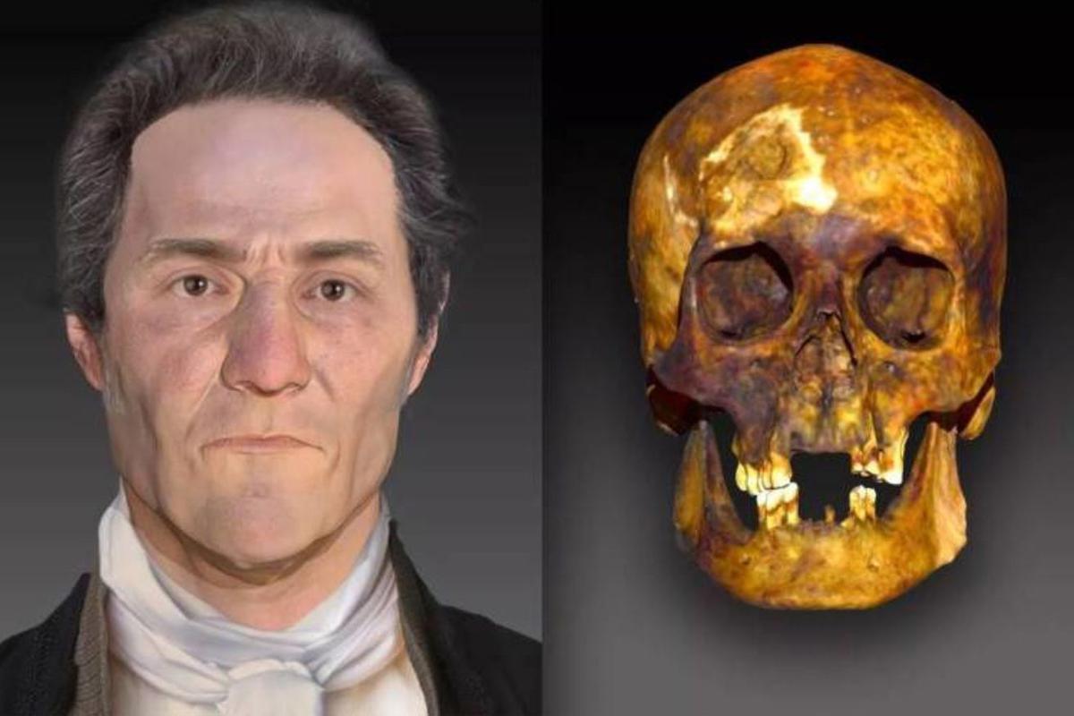 FACE OF 19TH-CENTURY ‘CONNECTICUT VAMPIRE’ RECONSTRUCTED FACE OF 19TH-CENTURY ‘CONNECTICUT VAMPIRE’ RECONSTRUCTED