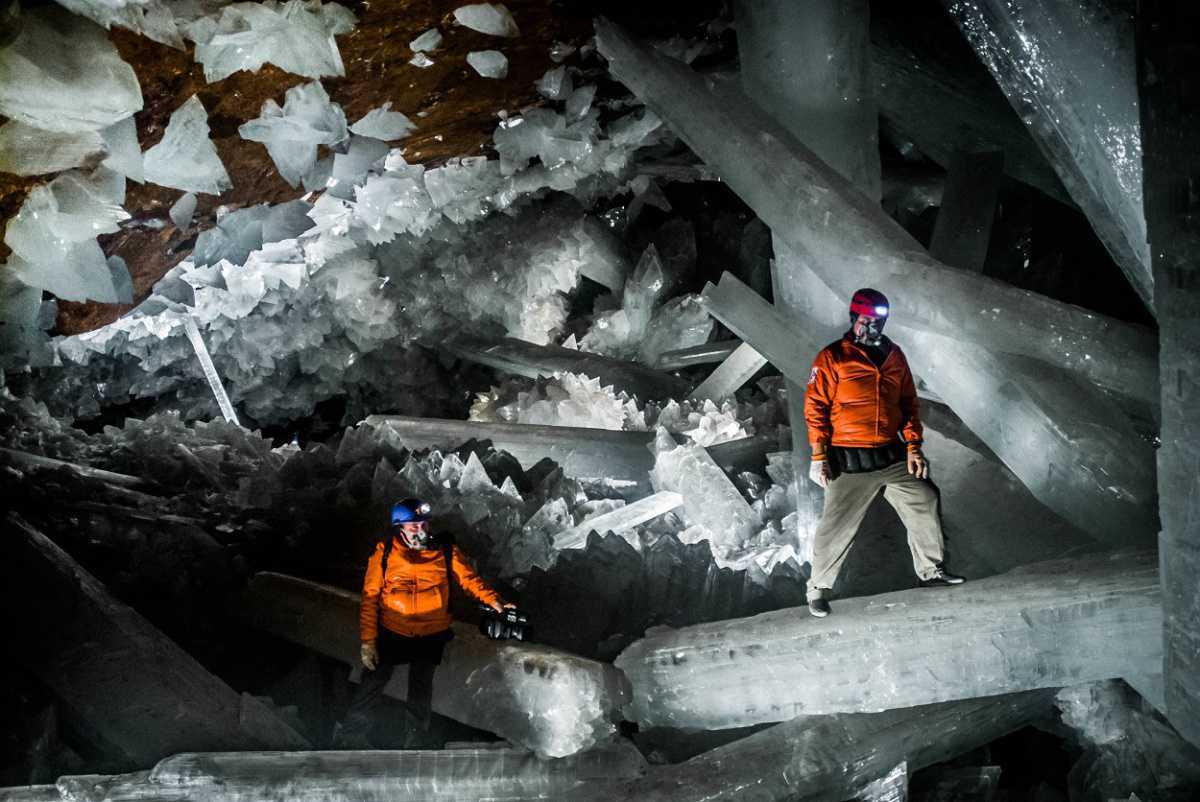 THE CAVE OF CRYSTALS