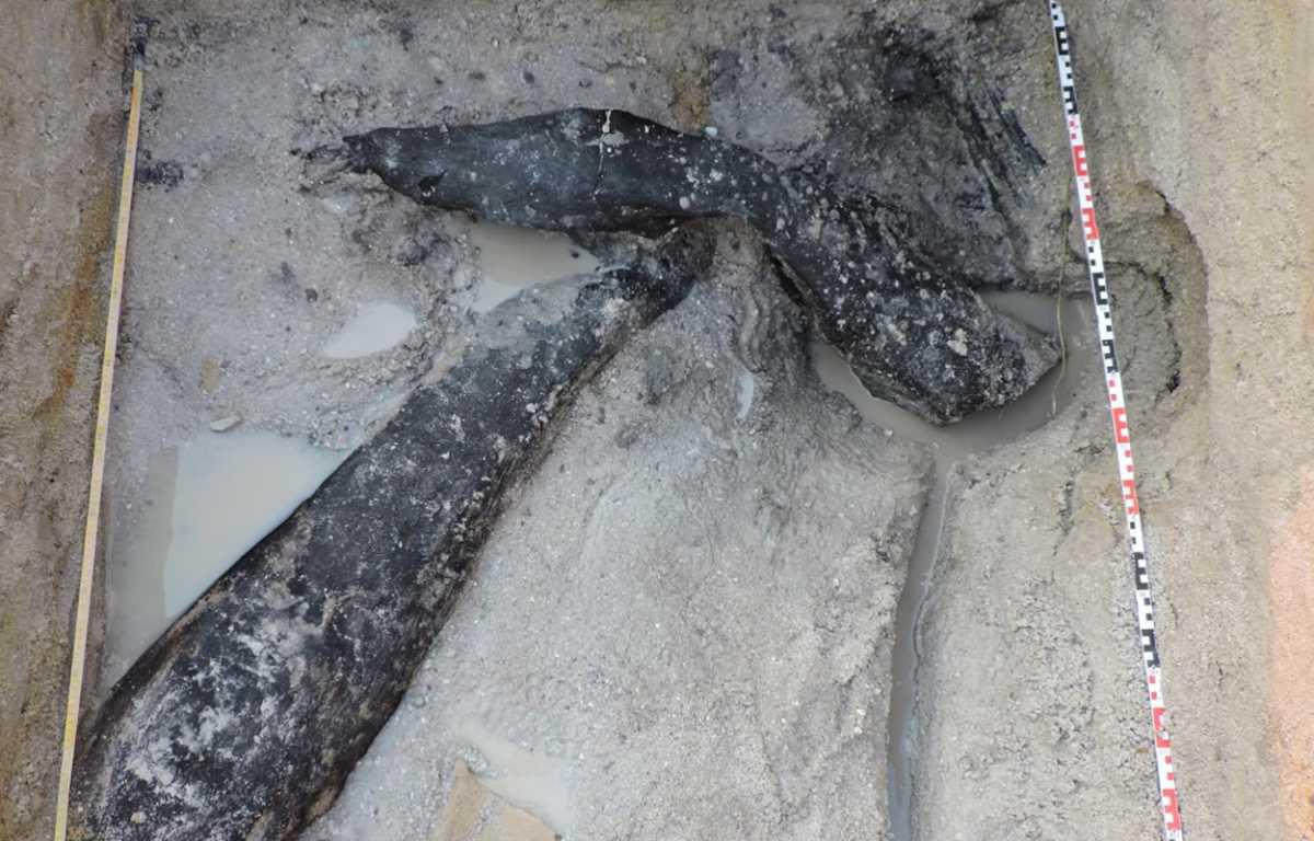 Archaeologists find 476,000-year-old wooden structure Archaeologists find 476,000-year-old wooden structure