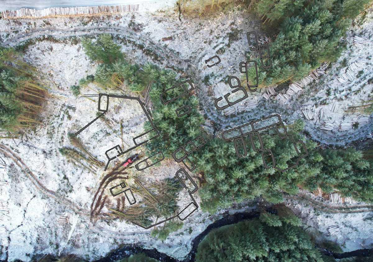 Post-medieval township discovered in Scottish forest