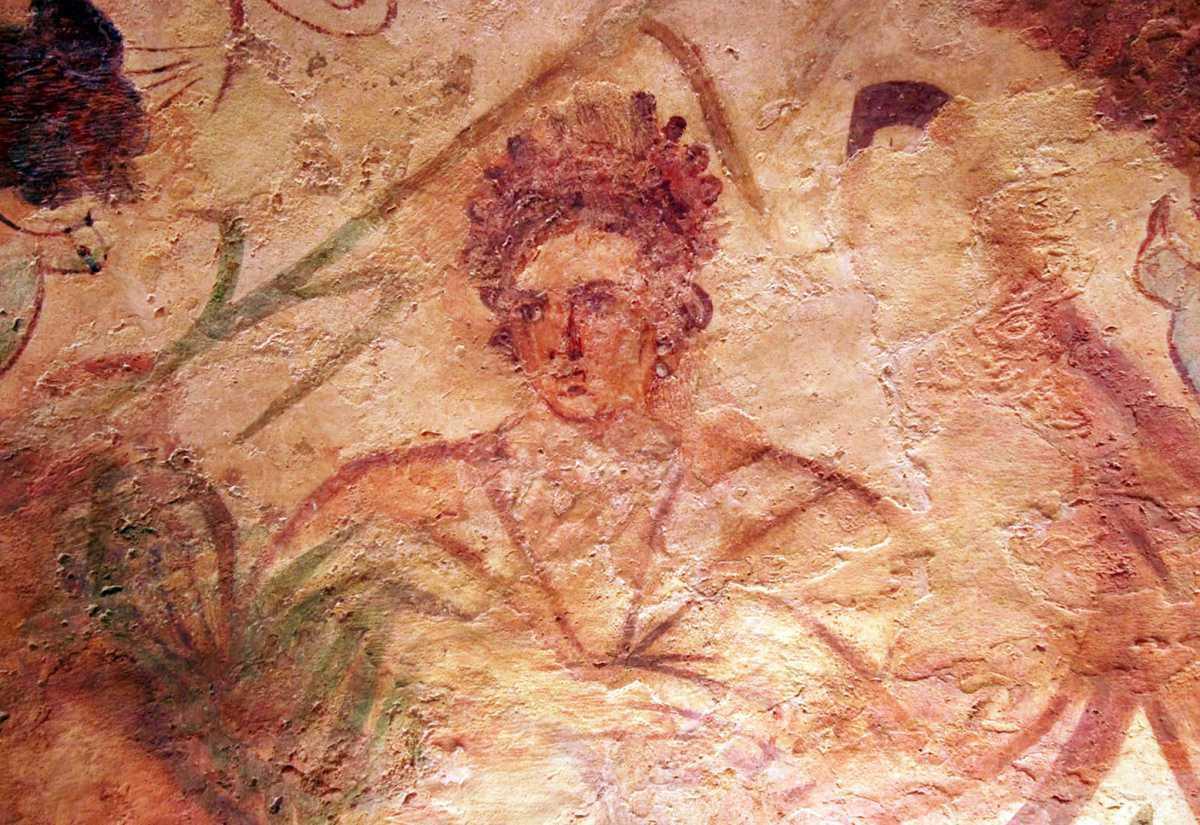 Preserved murals from Roman era revealed to public Preserved murals from Roman era revealed to public