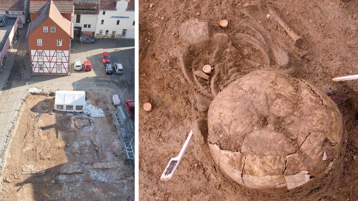 Medieval church discovered beneath Eschwege car park Medieval church discovered beneath Eschwege car park