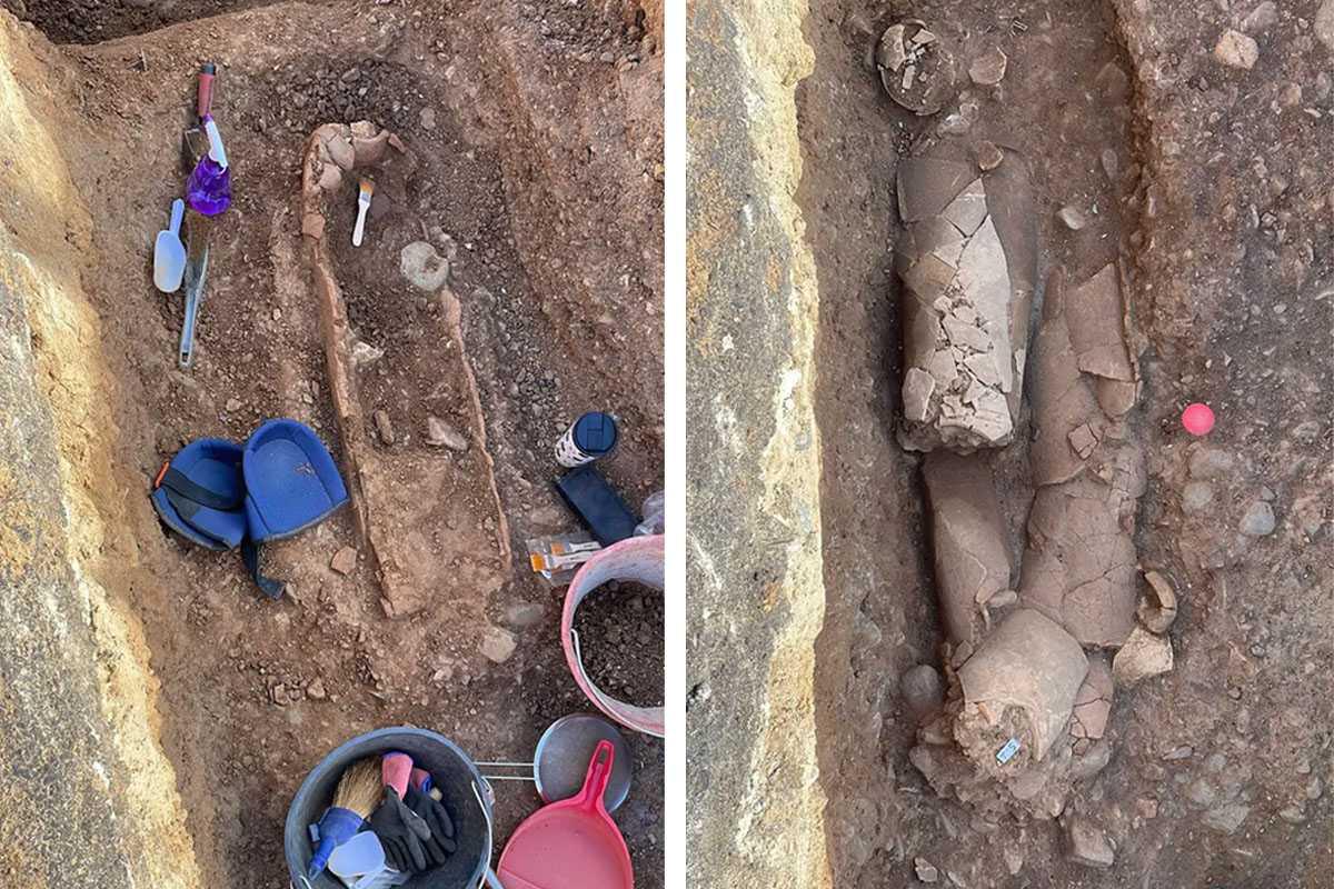 Punic necropolis discovered during gas construction works