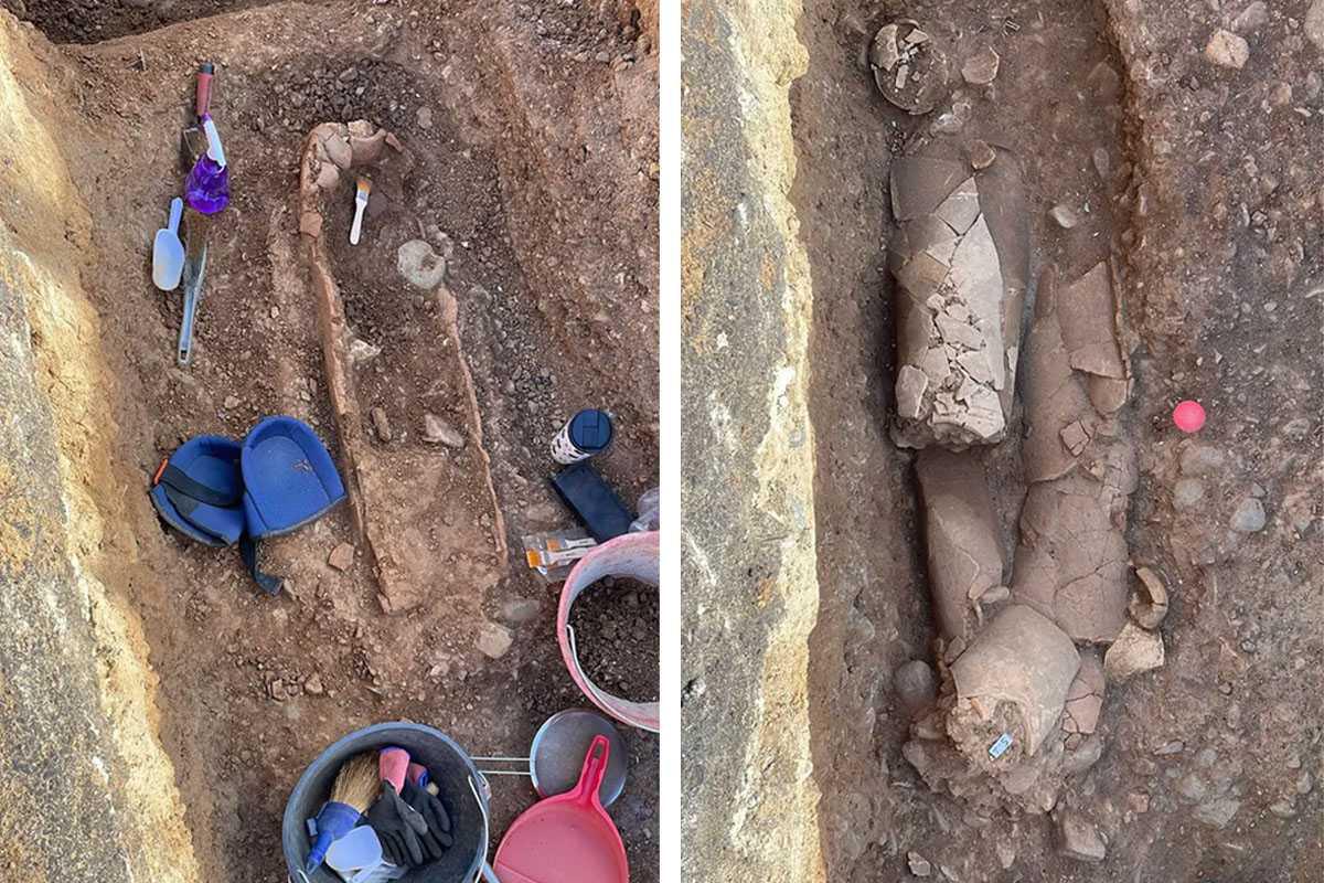 Punic necropolis discovered during gas construction works Punic necropolis discovered during gas construction works