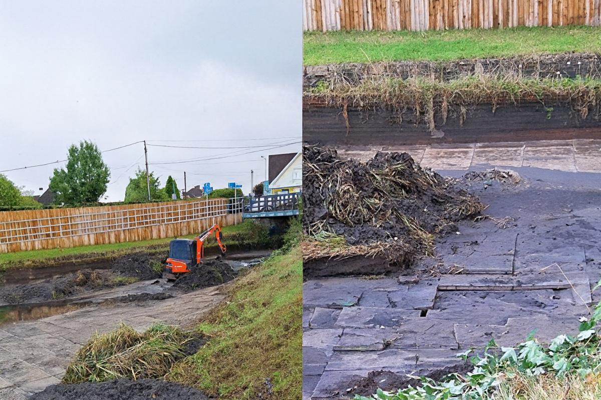 Work halted with discovery of possible Roman bathing structures