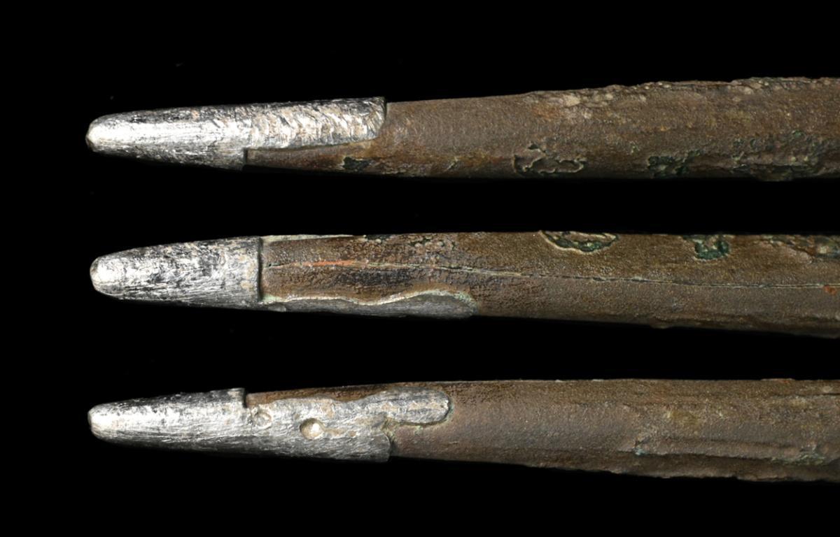 Rare silver-tipped stylus among new discoveries at the “Gates of Heaven”