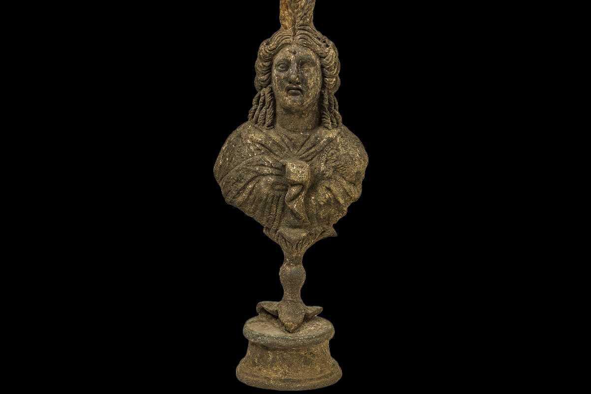 Bust of Ancient Egyptian goddess unearthed in Turkey Bust of Ancient Egyptian goddess unearthed in Turkey