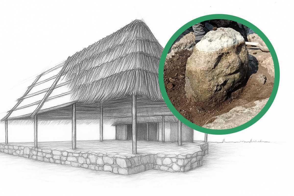 Mayan sculpture depicting face of elderly man found in Sierra Papacal Mayan sculpture depicting face of elderly man found in Sierra Papacal