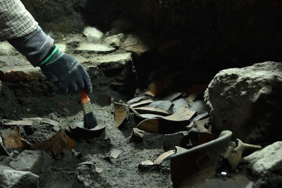 Traces of Tlatelolca remains unearthed in Mexico City Traces of Tlatelolca remains unearthed in Mexico City
