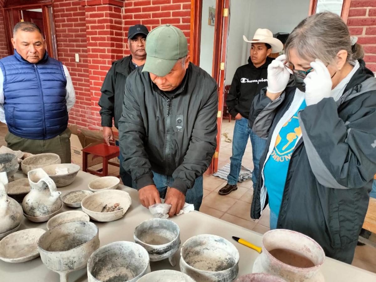 Pre-Hispanic funerary remains uncovered in Oaxaca Pre-Hispanic funerary remains uncovered in Oaxaca