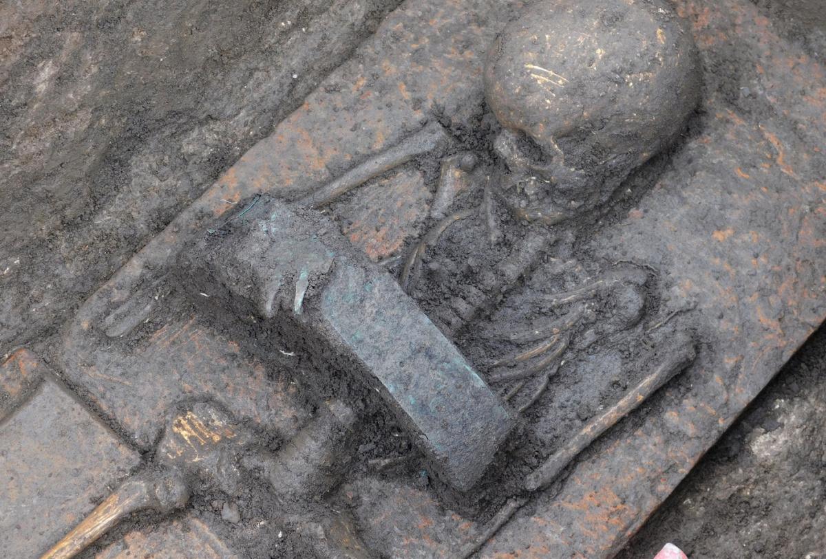 Ancient Italian necropolis reveals children buried with warrior belts Ancient Italian necropolis reveals children buried with warrior belts