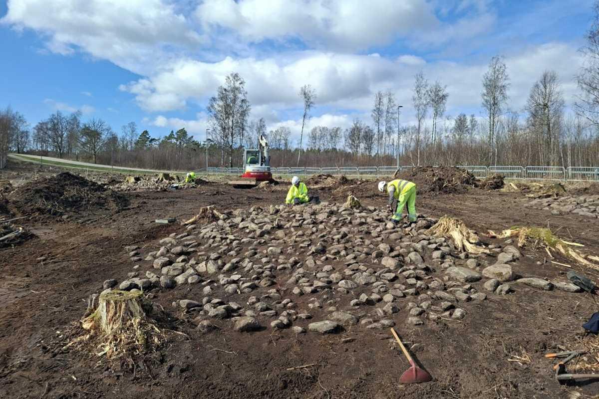 Ancient agricultural landscape unearthed ahead of major road project in Sweden