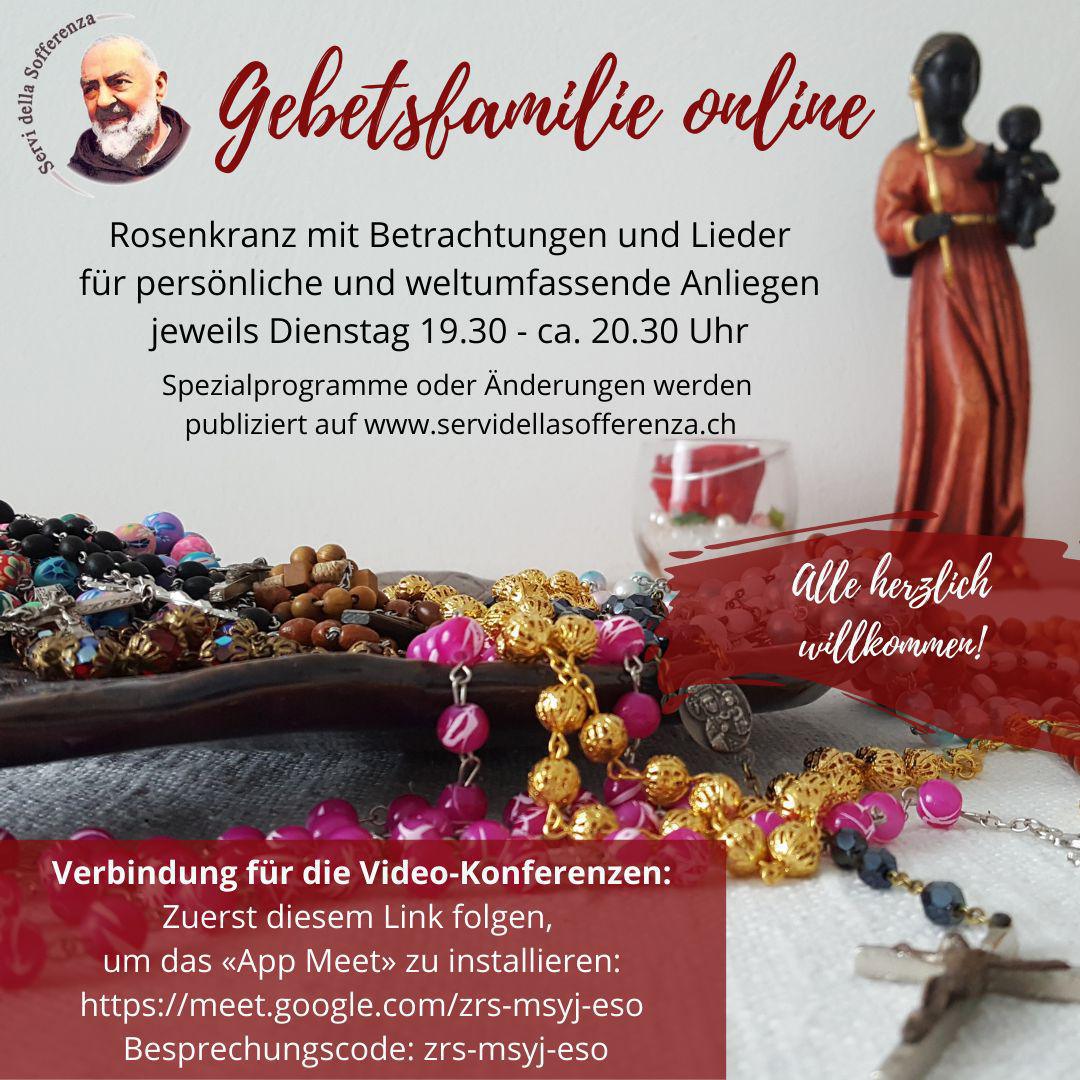 Glaubenstreff P. Pio - Rosenkranz Video