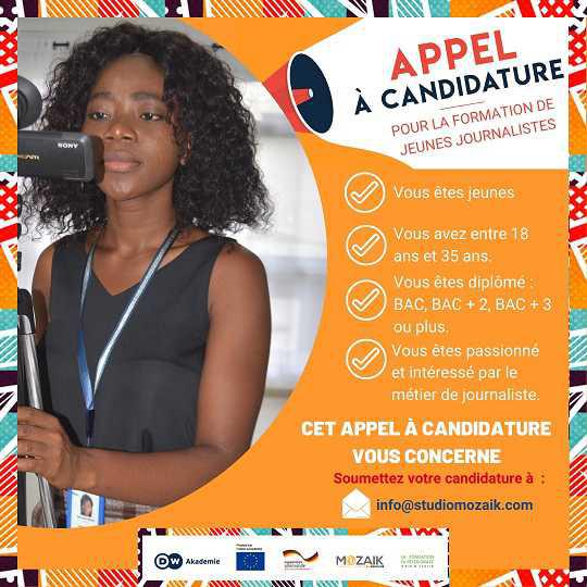 Côte d’Ivoire / Formation professionnelle – le Studio Mozaik lance un appel à candidature 