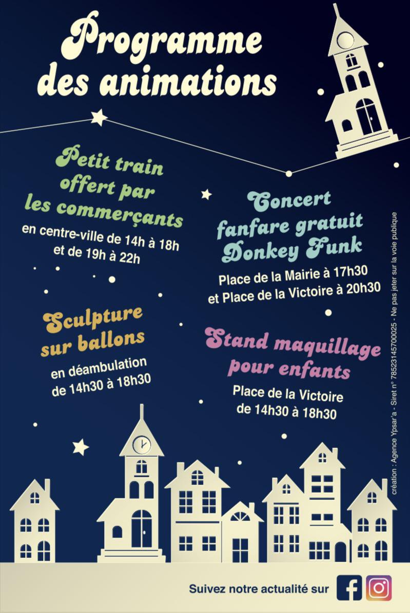 Profitez de vos commerçants en ouverture nocturne 🌃