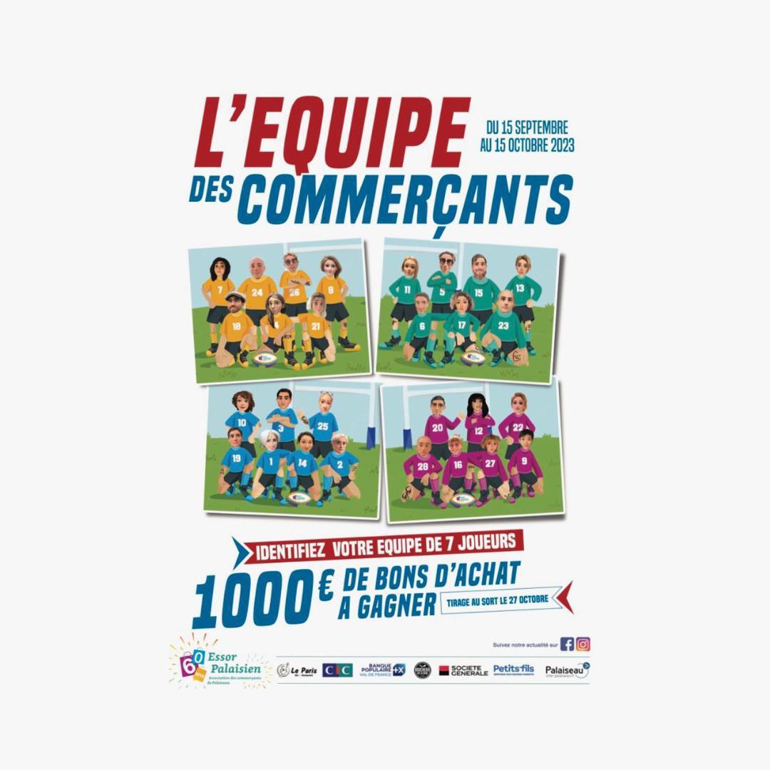 🎉 Grand jeu : l'équipe des commerçants de Palaiseau 🏆