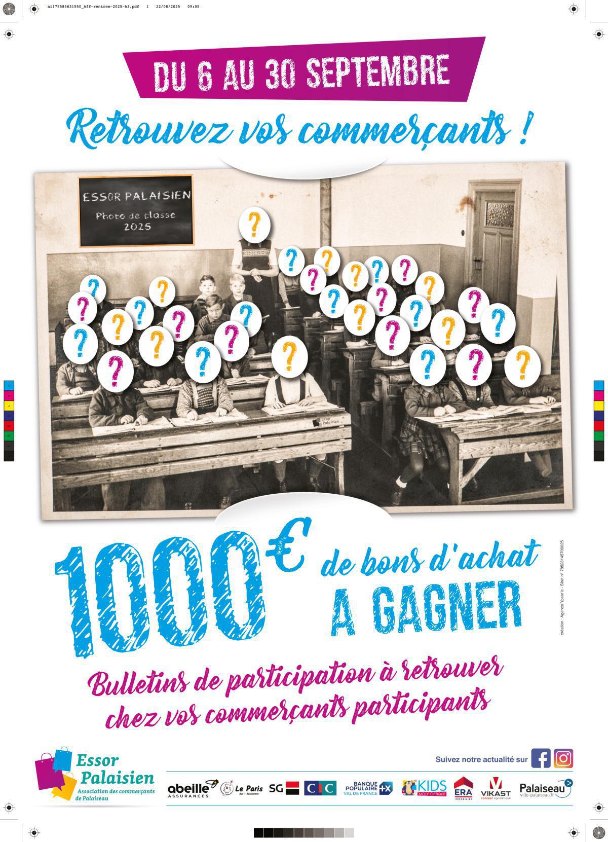 👩‍🏫 Jeu de la "Rentrée des Classes"
