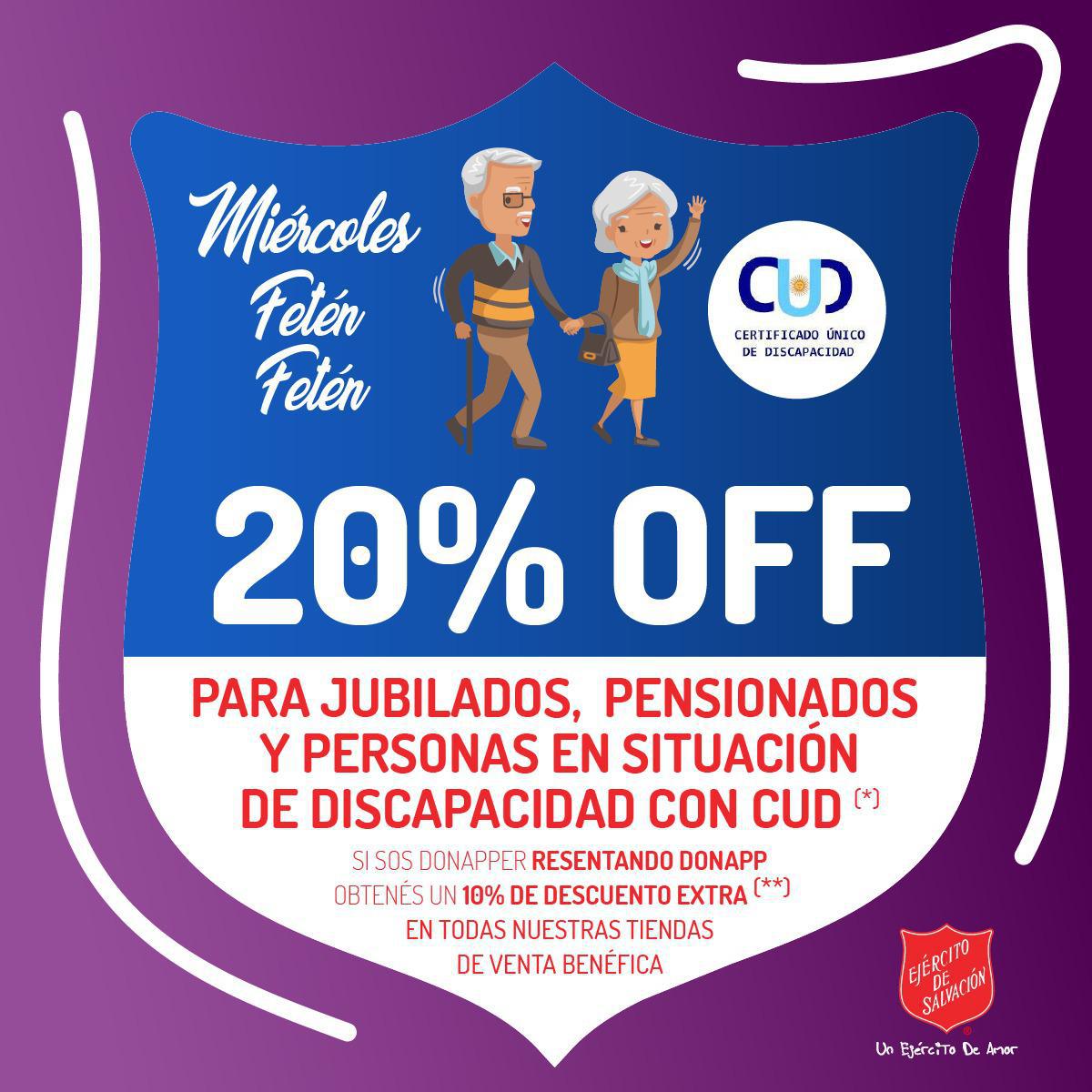 PROMO JUBILADOS y PERSONAS CON DISCAPACIDAD